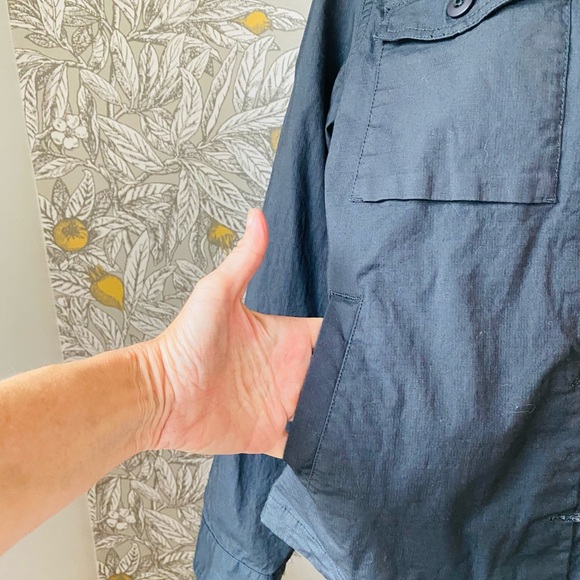 Vuori Ripstop Utility Women’s Large Utility Collared Button Jacket - Picture 6 of 11